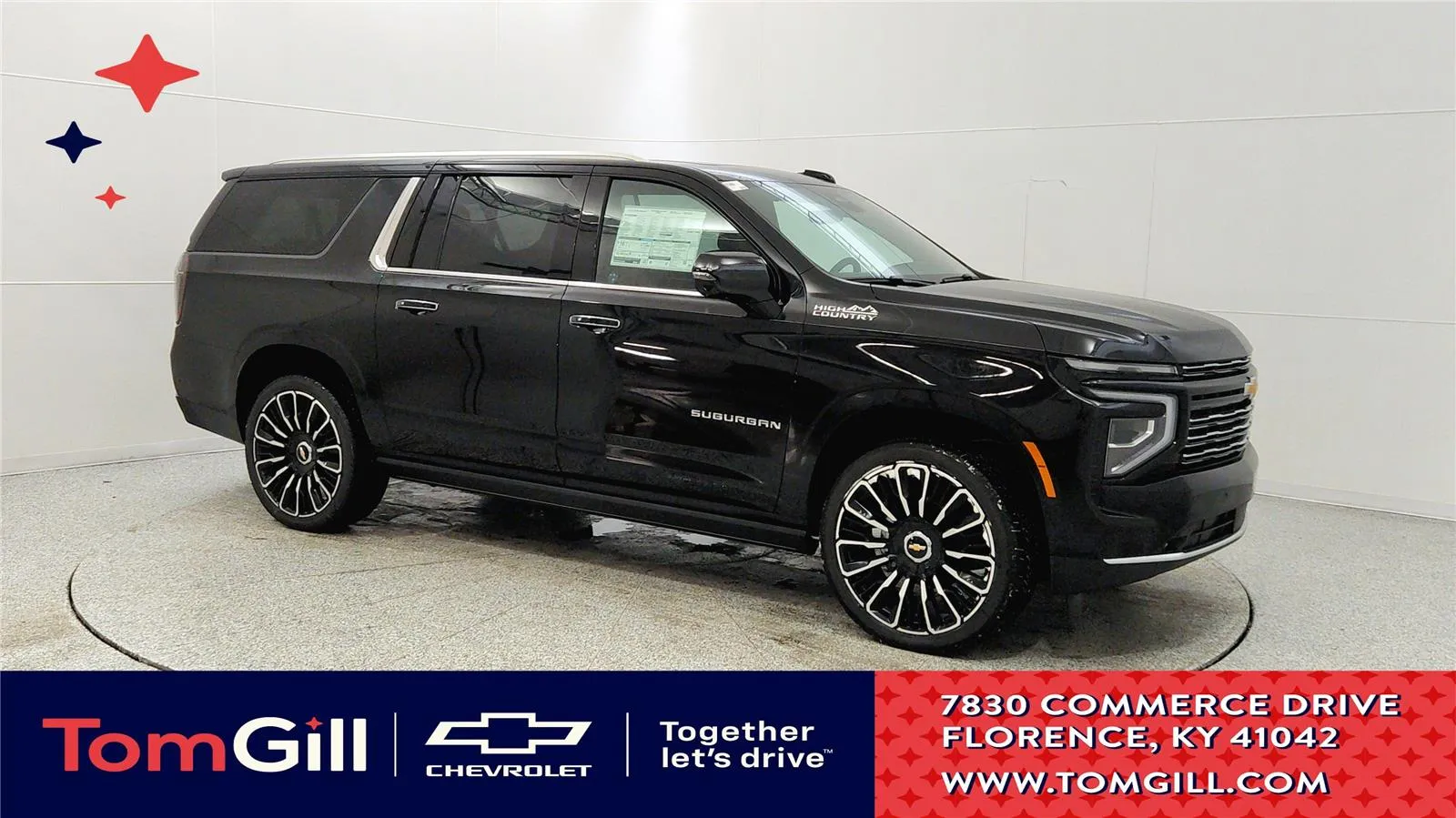 Black 2026 Chevrolet Suburban High Country for sale in Florence, KY