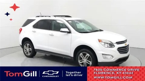 White 2016 Chevrolet Equinox LTZ for sale in Florence, KY
