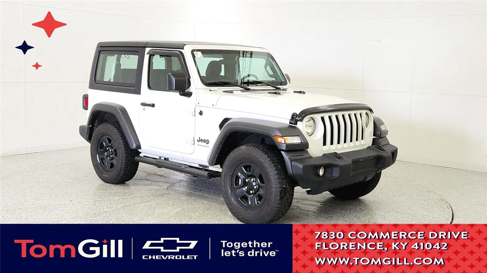 White 2022 Jeep Wrangler Sport for sale in Florence, KY