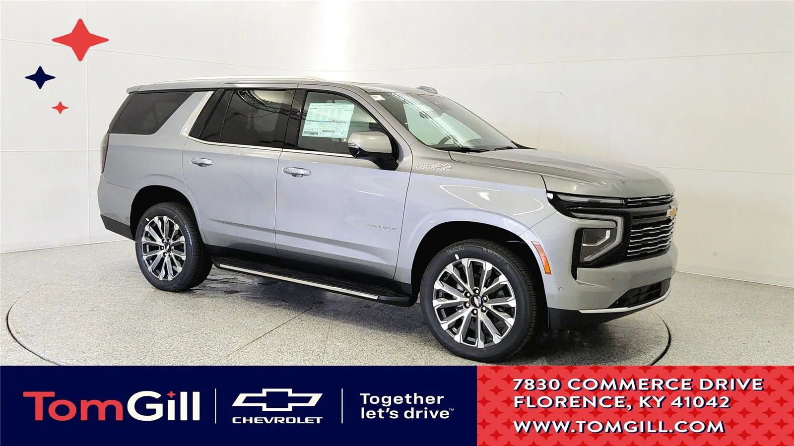 Gray 2026 Chevrolet Tahoe High Country for sale in Florence, KY