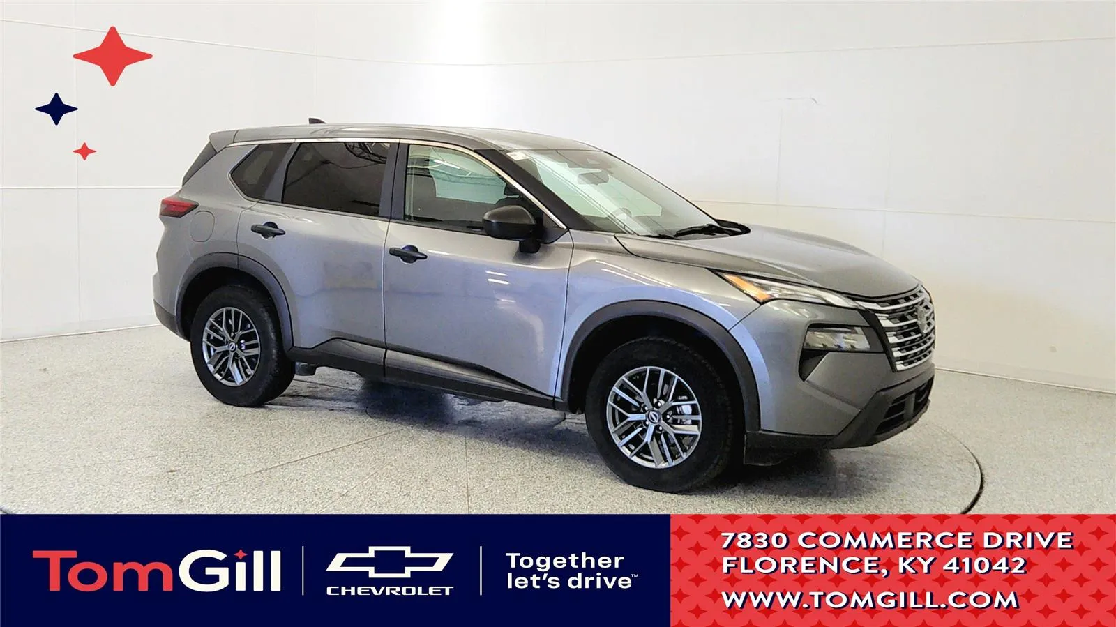 Gray 2024 Nissan Rogue S for sale in Florence, KY