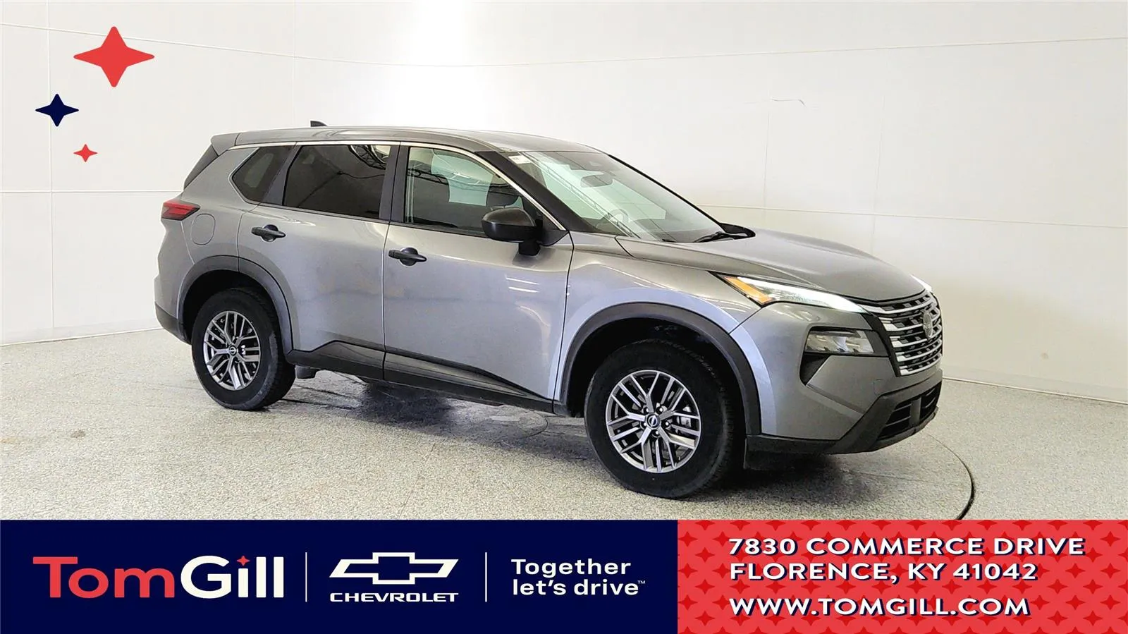Gray 2024 Nissan Rogue S for sale in Florence, KY