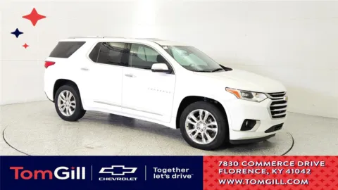 White 2021 Chevrolet Traverse High Country for sale in Florence, KY