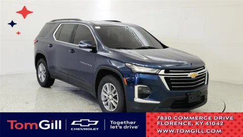 Blue 2023 Chevrolet Traverse LT Cloth for sale in Florence, KY