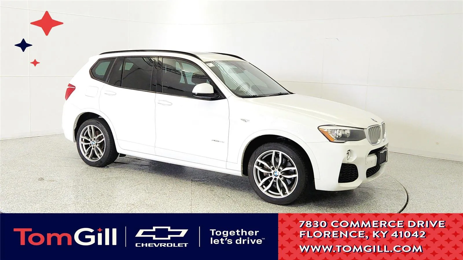 White 2017 BMW X3 xDrive28i for sale in Florence, KY