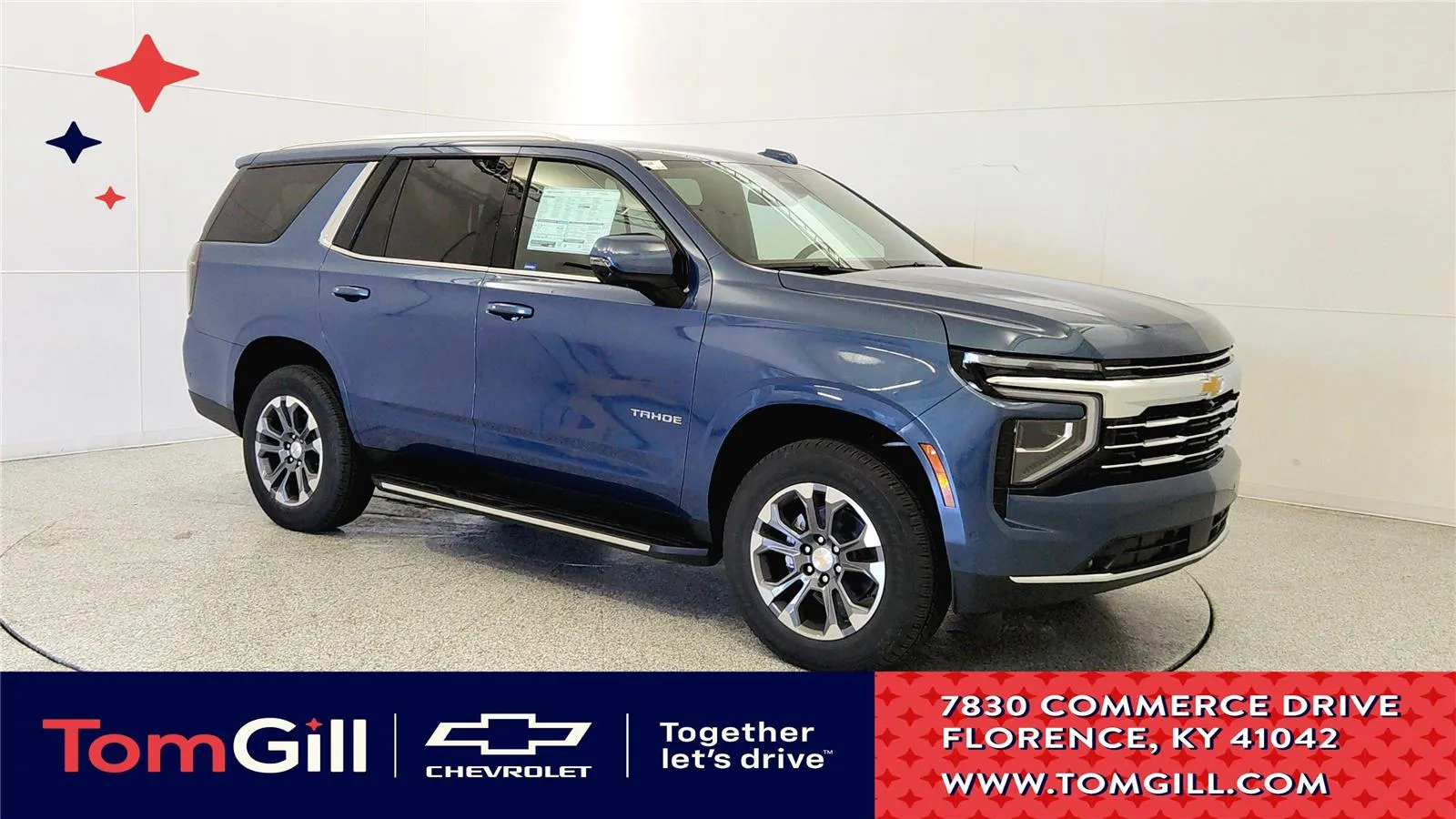 Blue 2026 Chevrolet Tahoe LT for sale in Florence, KY