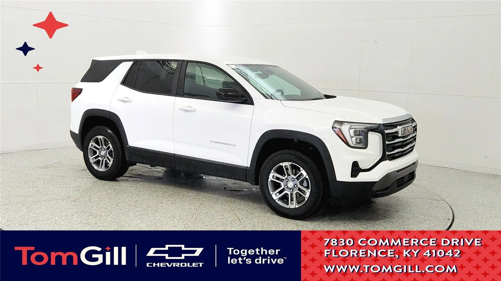 White 2026 GMC Terrain FWD Elevation for sale in Florence, KY