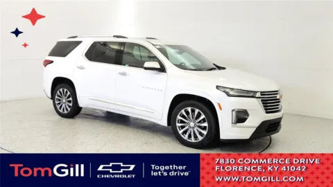 White 2023 Chevrolet Traverse Premier for sale in Florence, KY