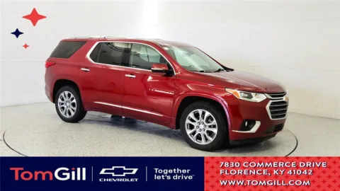 Red 2021 Chevrolet Traverse Premier for sale in Florence, KY