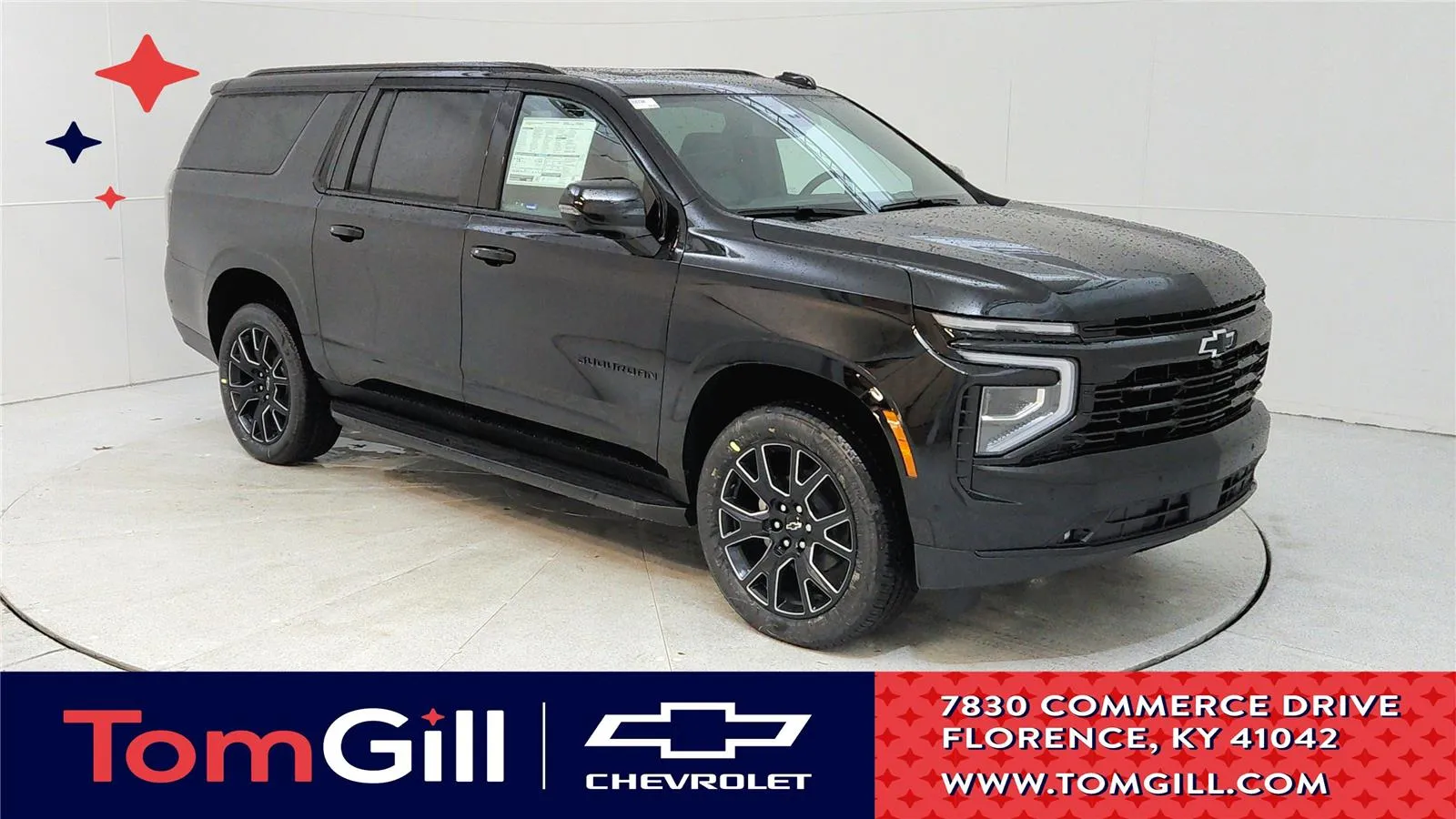Black 2025 Chevrolet Suburban RST for sale in Florence, KY