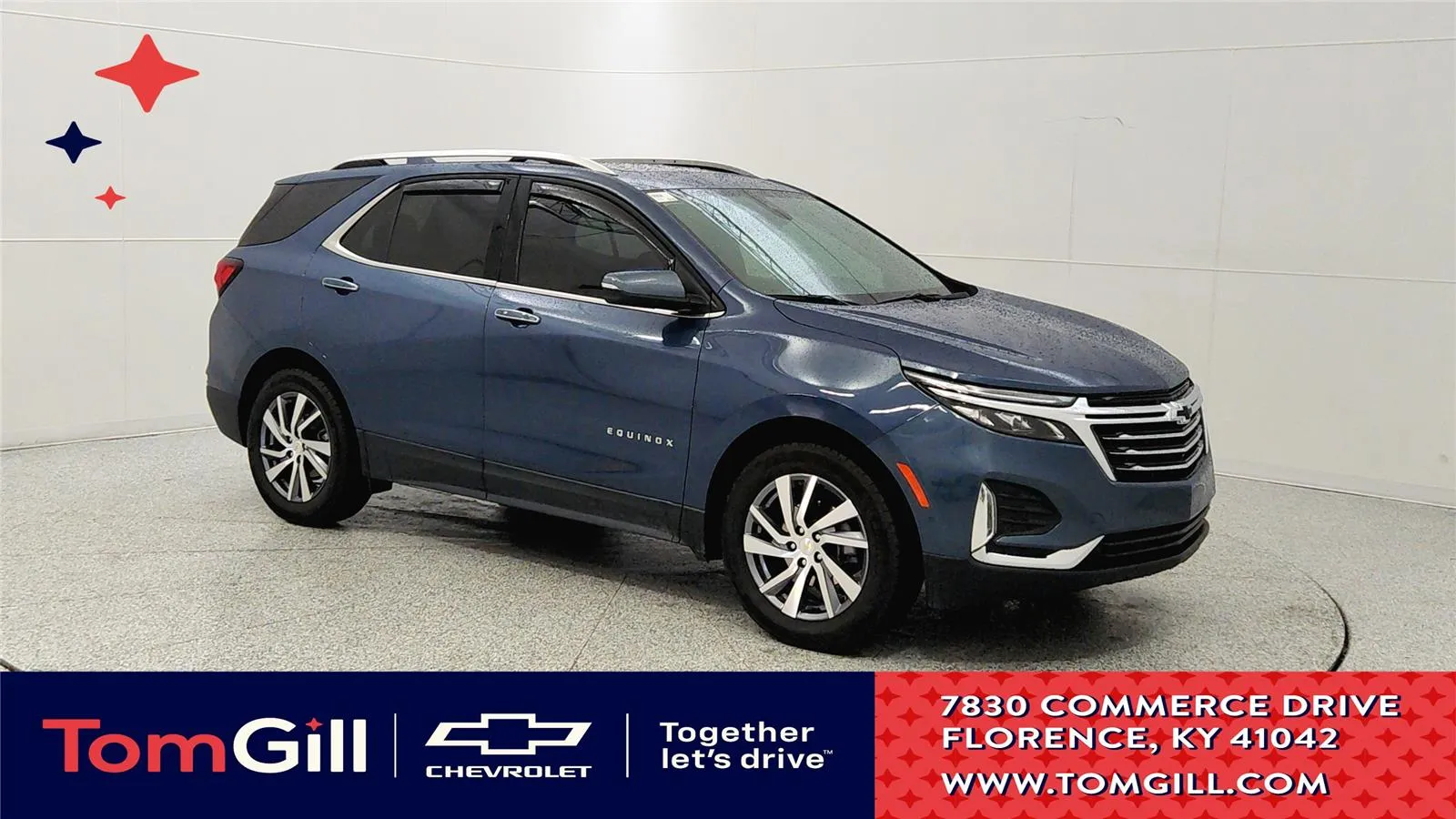 Blue 2024 Chevrolet Equinox Premier for sale in Florence, KY