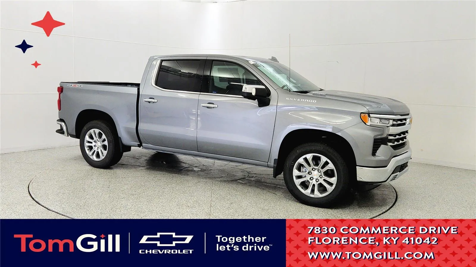 Gray 2026 Chevrolet Silverado 1500 LTZ for sale in Florence, KY