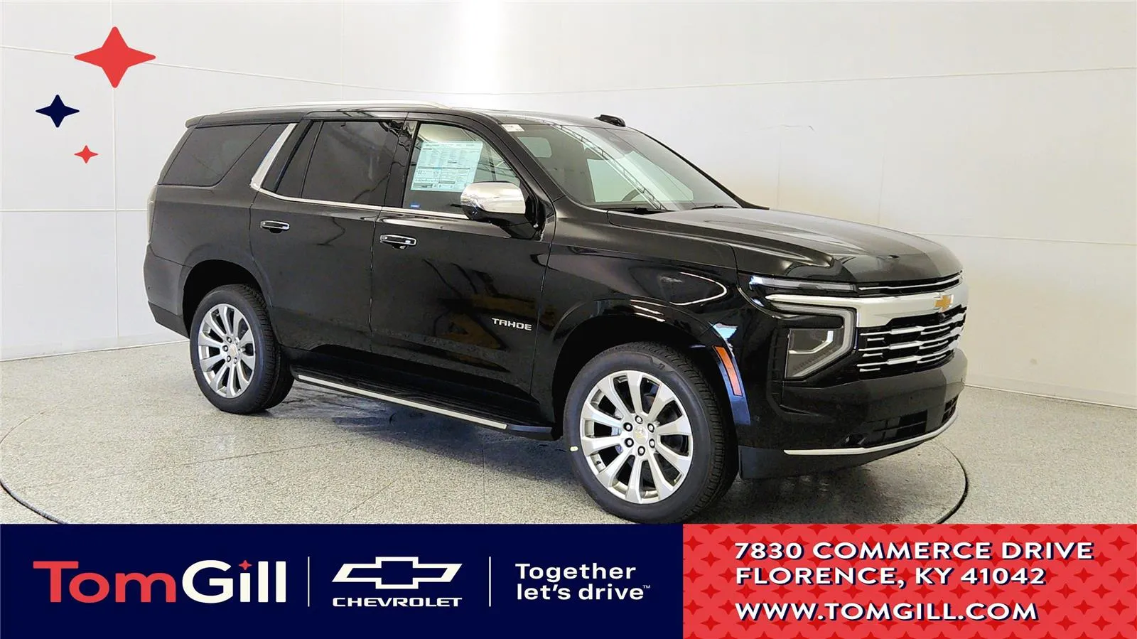 Black 2026 Chevrolet Tahoe Premier for sale in Florence, KY