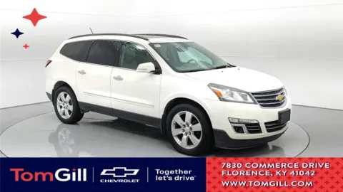 White 2014 Chevrolet Traverse LTZ for sale in Florence, KY