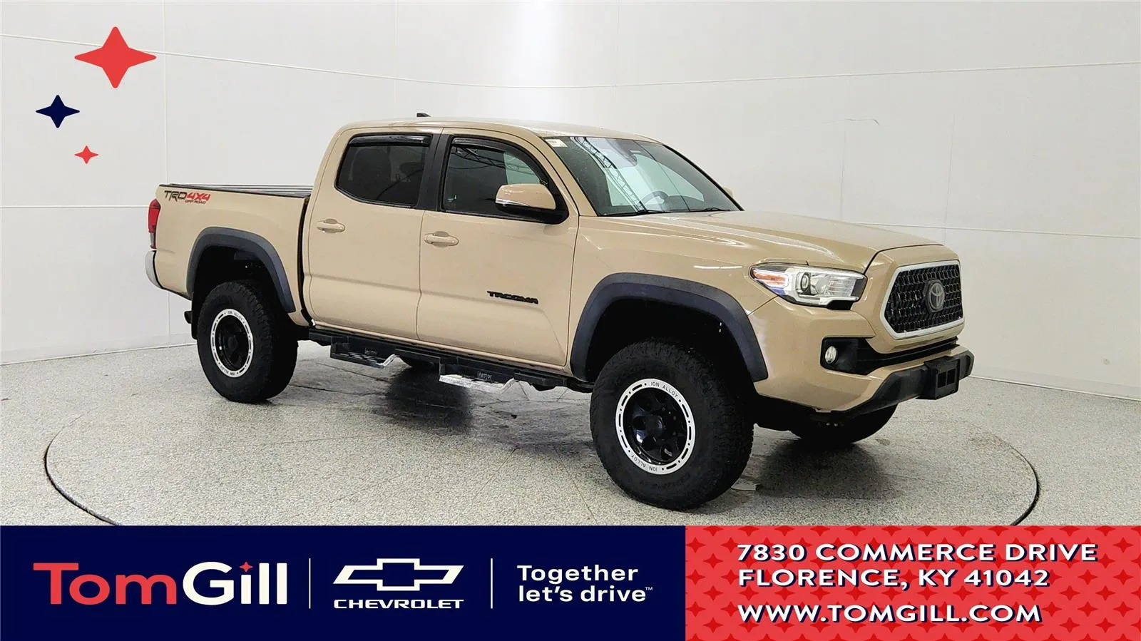 Beige 2018 Toyota Tacoma TRD Off-Road for sale in Florence, KY