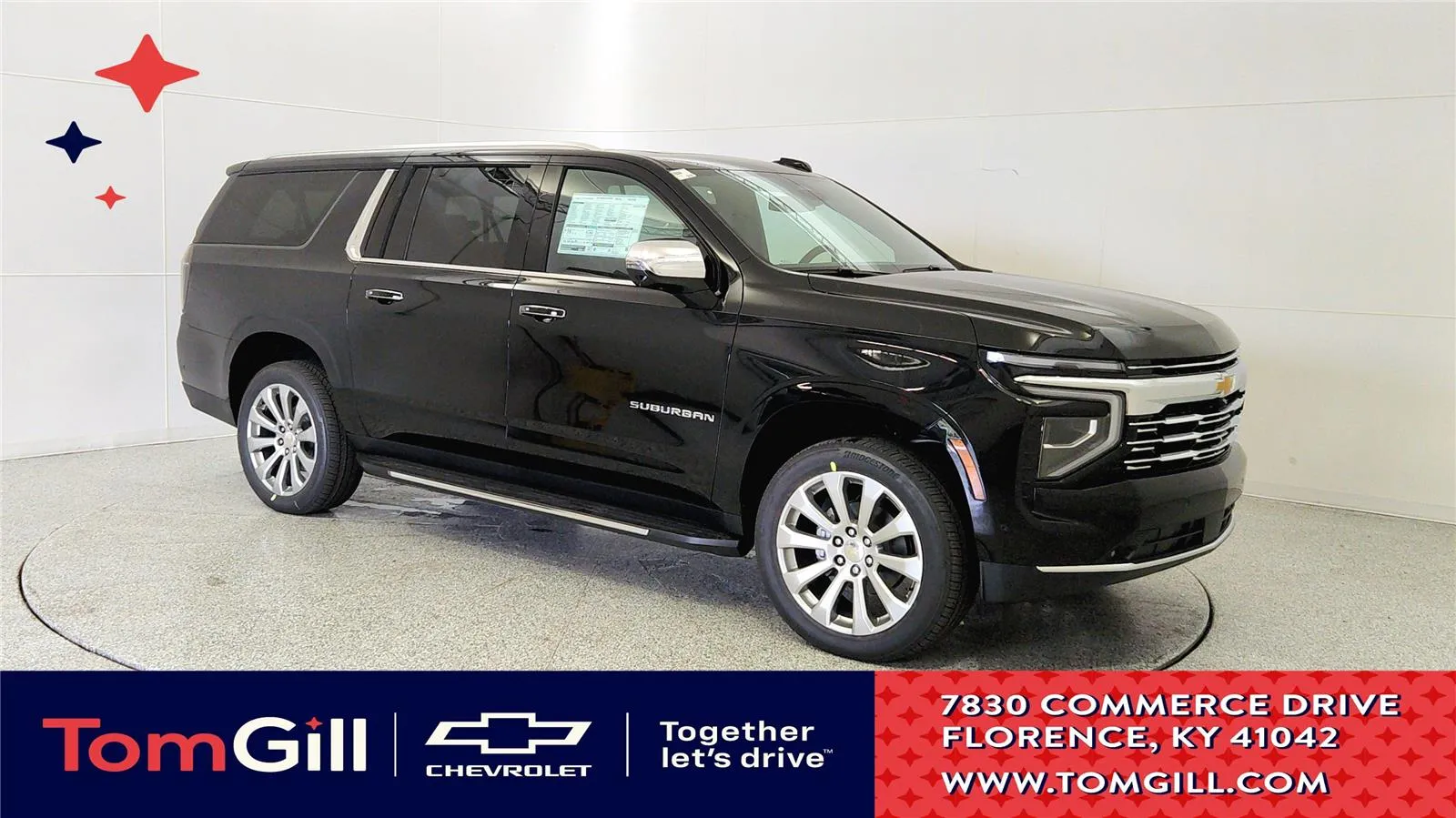 Black 2026 Chevrolet Suburban Premier for sale in Florence, KY
