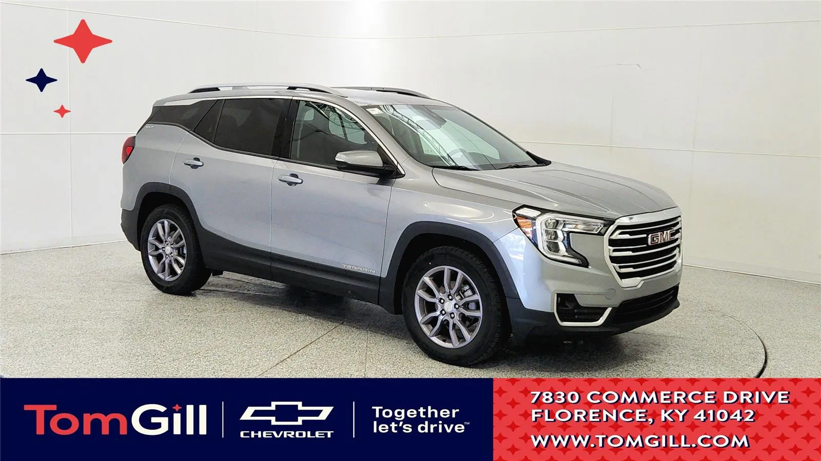 Gray 2023 GMC Terrain SLT for sale in Florence, KY