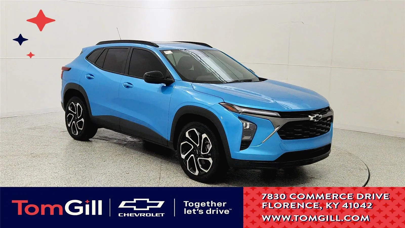 Blue 2025 Chevrolet Trax 2RS for sale in Florence, KY