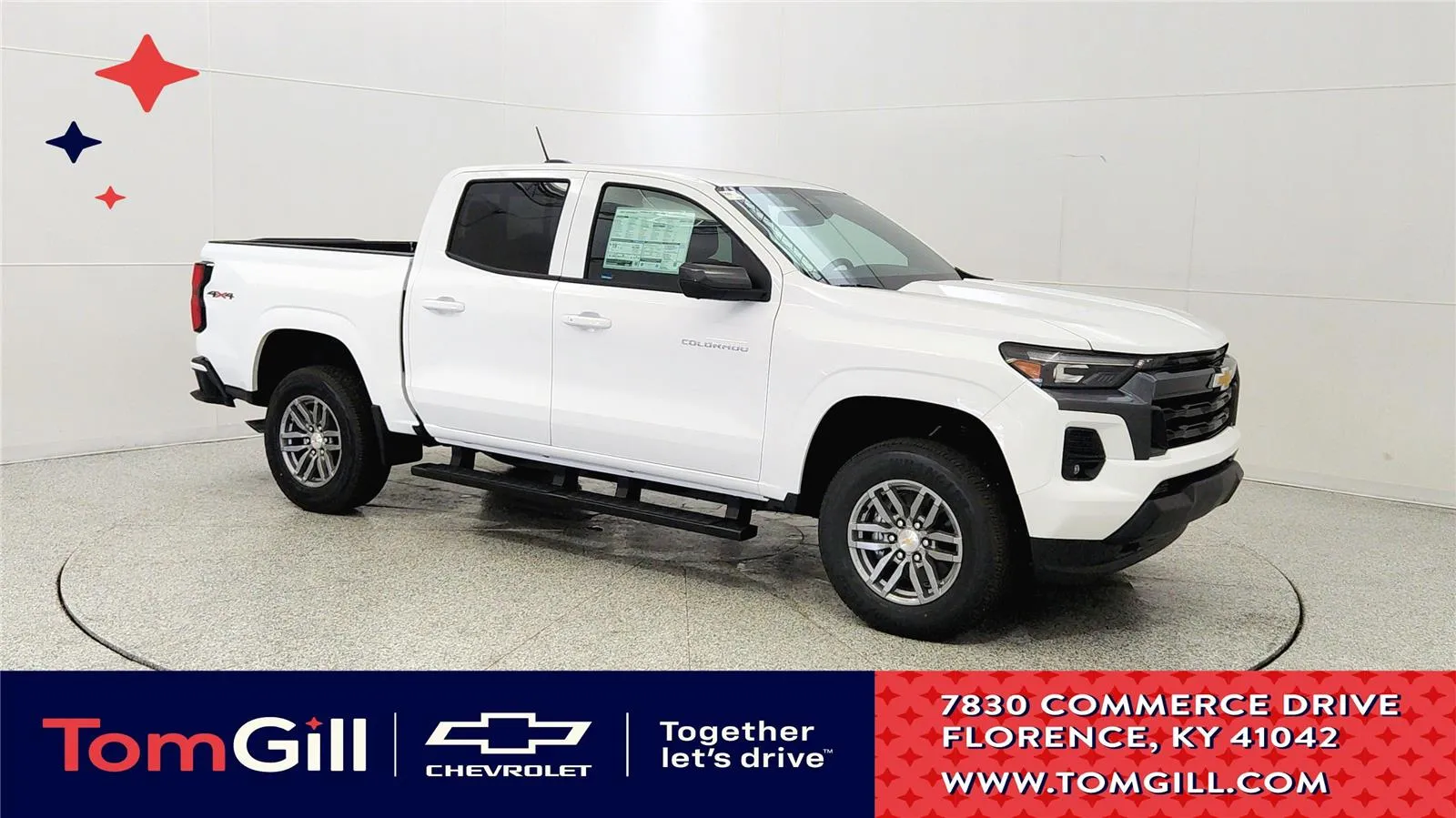 White 2026 Chevrolet Colorado 4WD LT for sale in Florence, KY