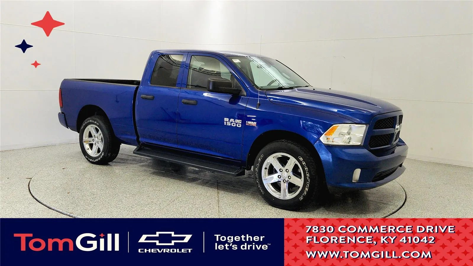 Blue 2015 Ram 1500 Express for sale in Florence, KY