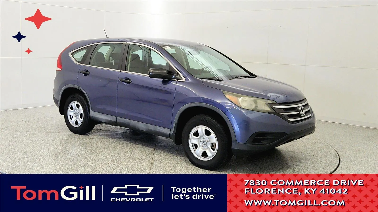 Blue 2014 Honda CR-V LX for sale in Florence, KY