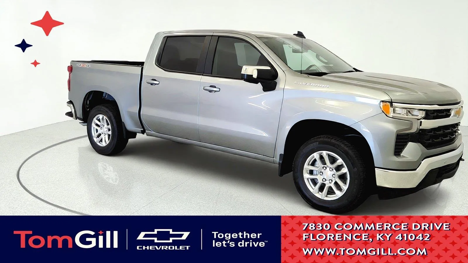Gray 2026 Chevrolet Silverado 1500 LT for sale in Florence, KY