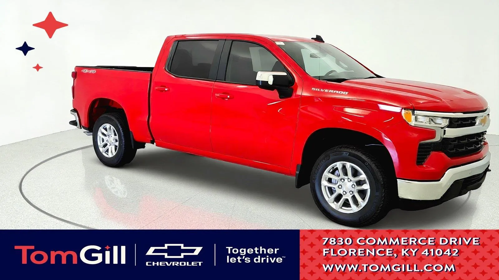 Red 2026 Chevrolet Silverado 1500 LT for sale in Florence, KY