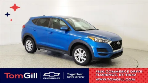 Blue 2021 Hyundai Tucson SE for sale in Florence, KY