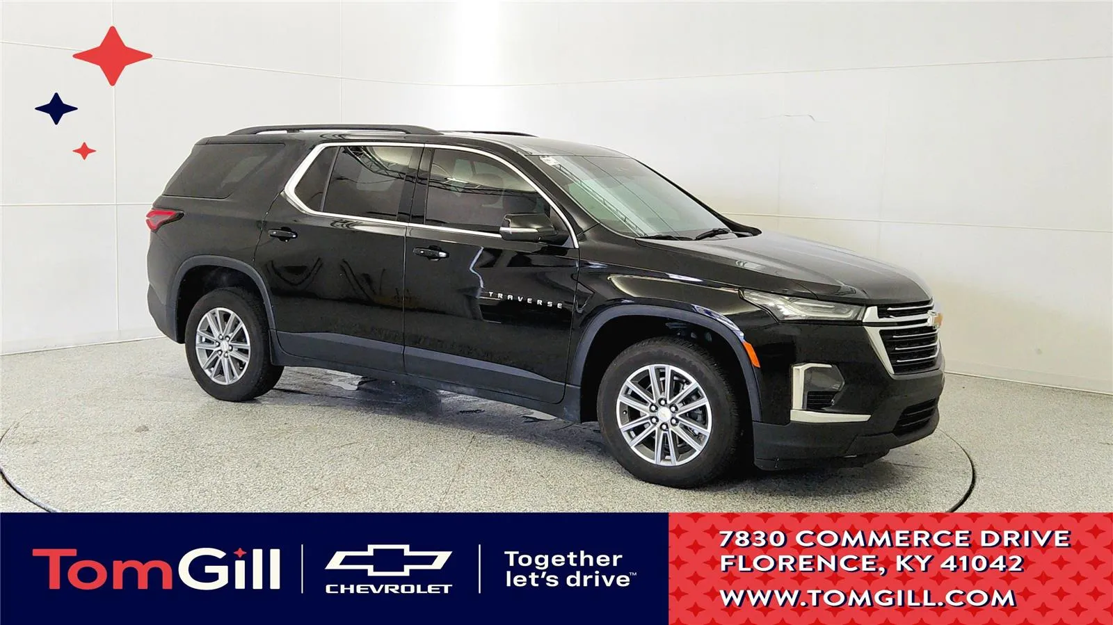 Black 2023 Chevrolet Traverse LT Cloth for sale in Florence, KY