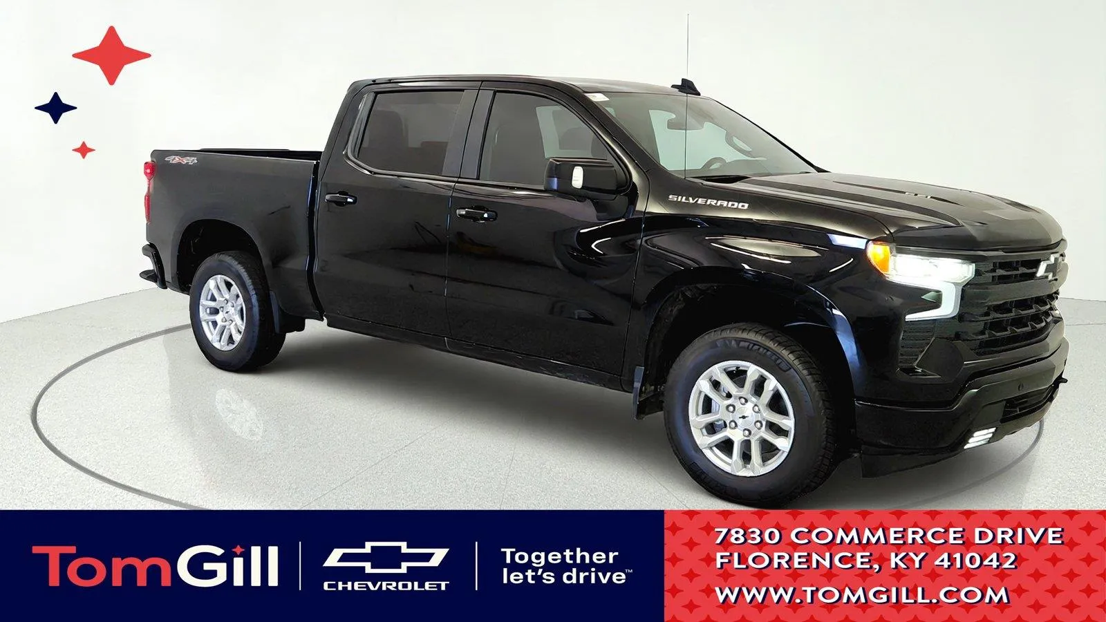 Black 2026 Chevrolet Silverado 1500 RST for sale in Florence, KY