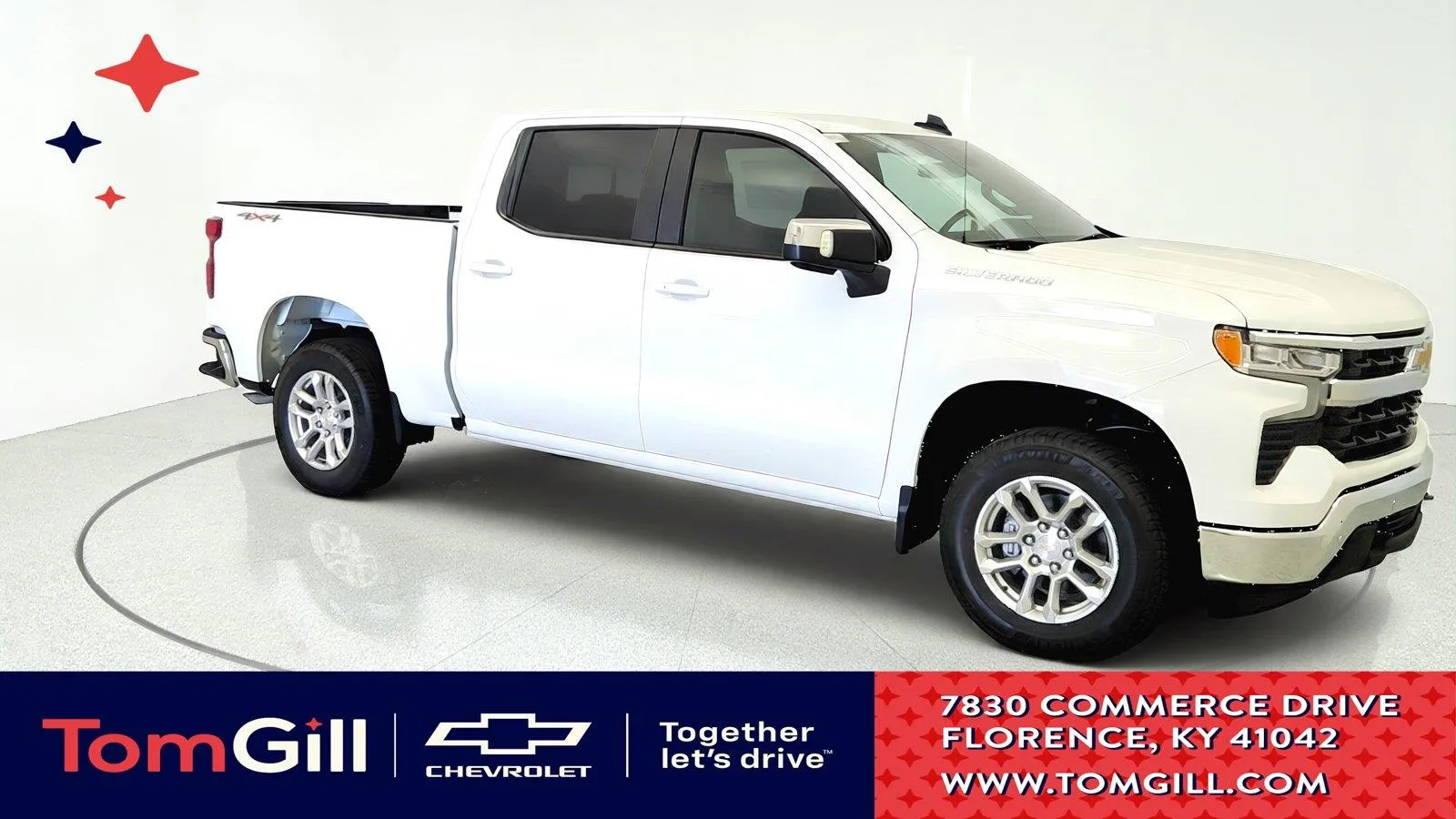 White 2026 Chevrolet Silverado 1500 LT for sale in Florence, KY