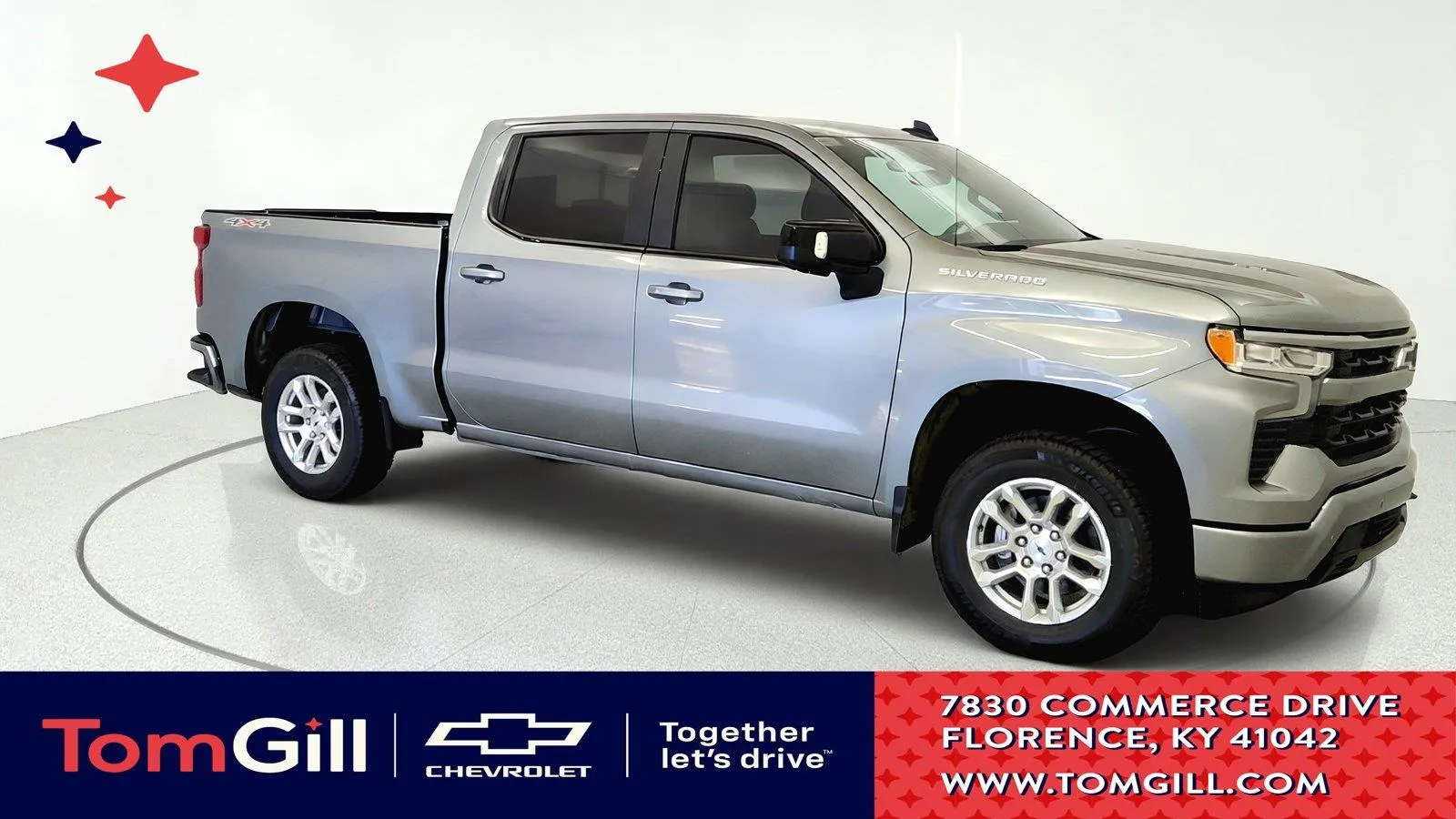 Gray 2026 Chevrolet Silverado 1500 RST for sale in Florence, KY