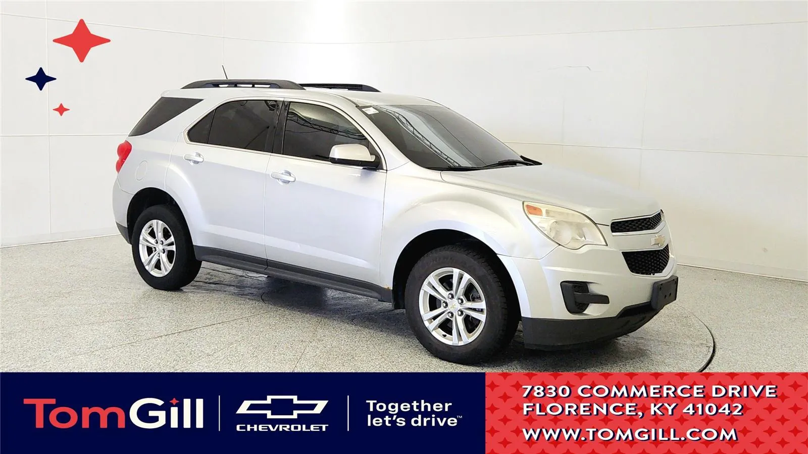 Silver 2015 Chevrolet Equinox LT for sale in Florence, KY