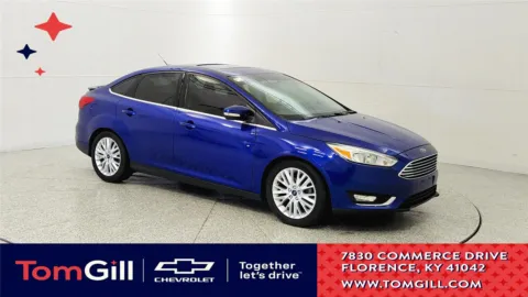 Blue 2015 Ford Focus Titanium for sale in Florence, KY