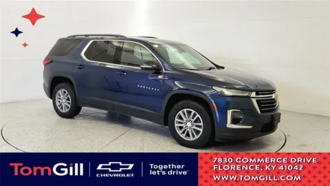 Blue 2023 Chevrolet Traverse LT Cloth for sale in Florence, KY