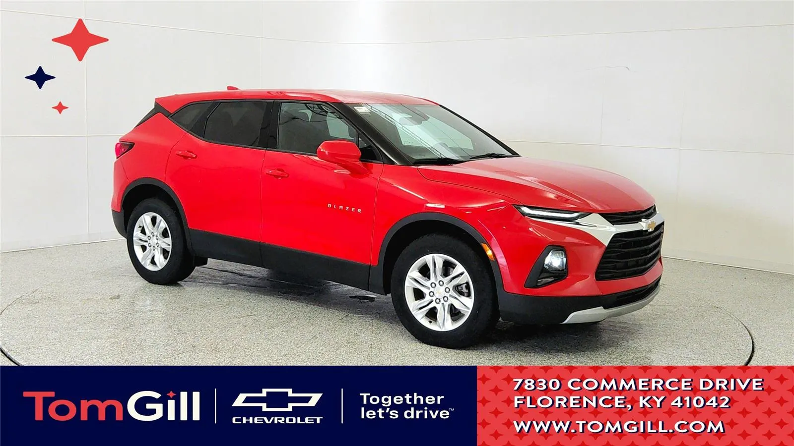 Red 2021 Chevrolet Blazer LT for sale in Florence, KY