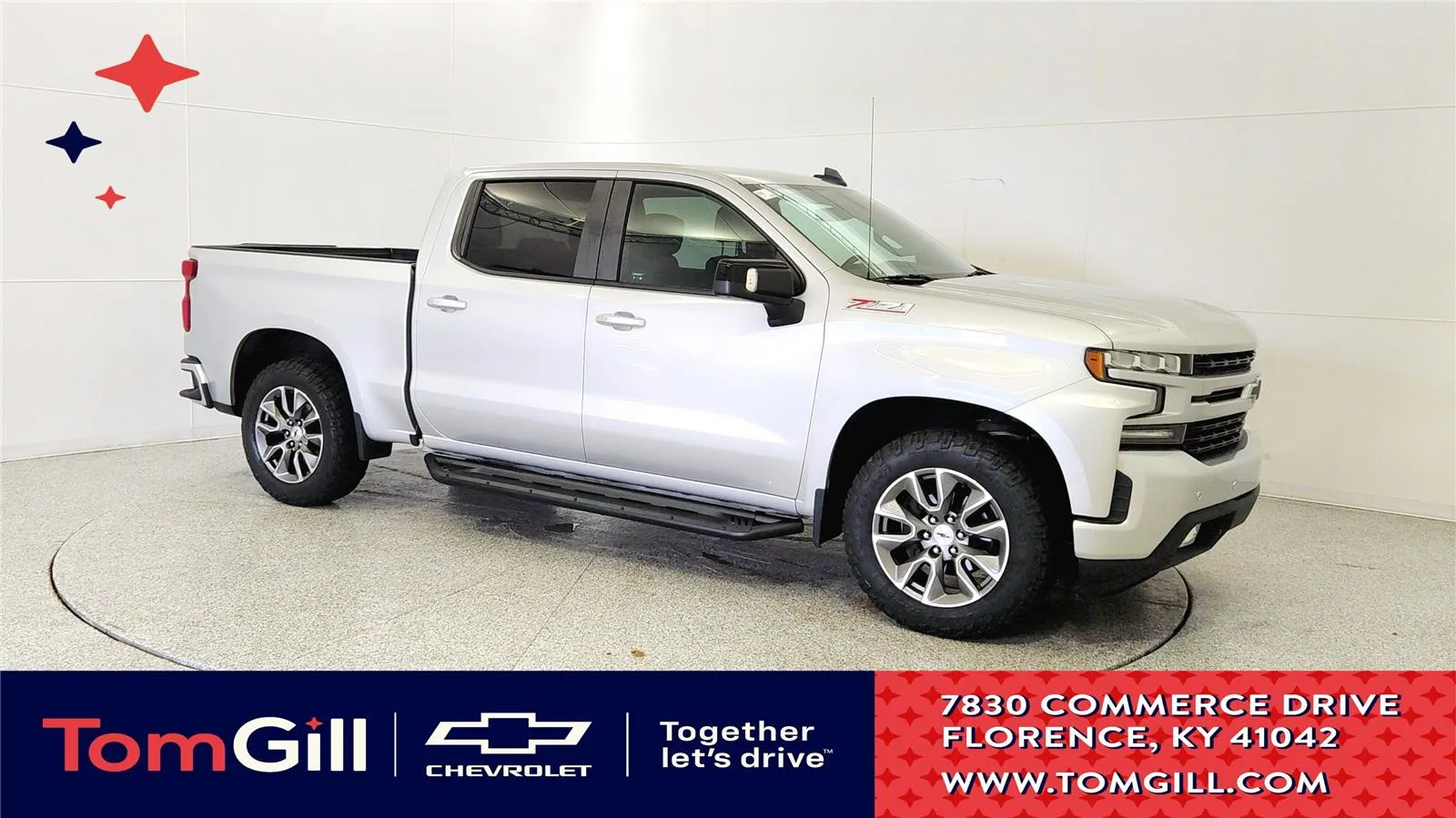 Silver 2019 Chevrolet Silverado 1500 RST for sale in Florence, KY