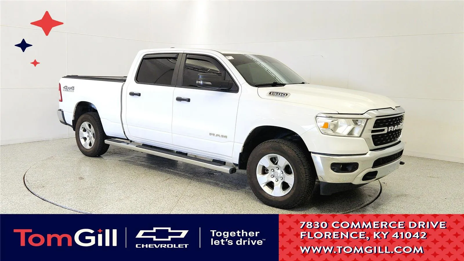 White 2023 Ram 1500 Big Horn for sale in Florence, KY