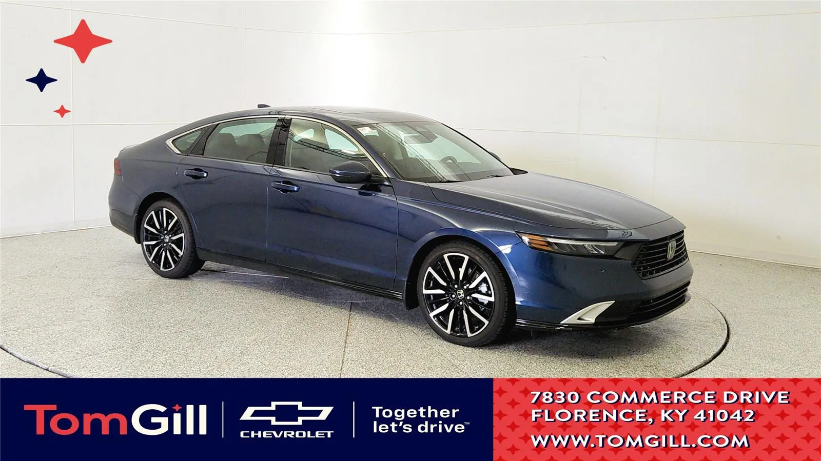 Blue 2025 Honda Accord Hybrid Touring for sale in Florence, KY