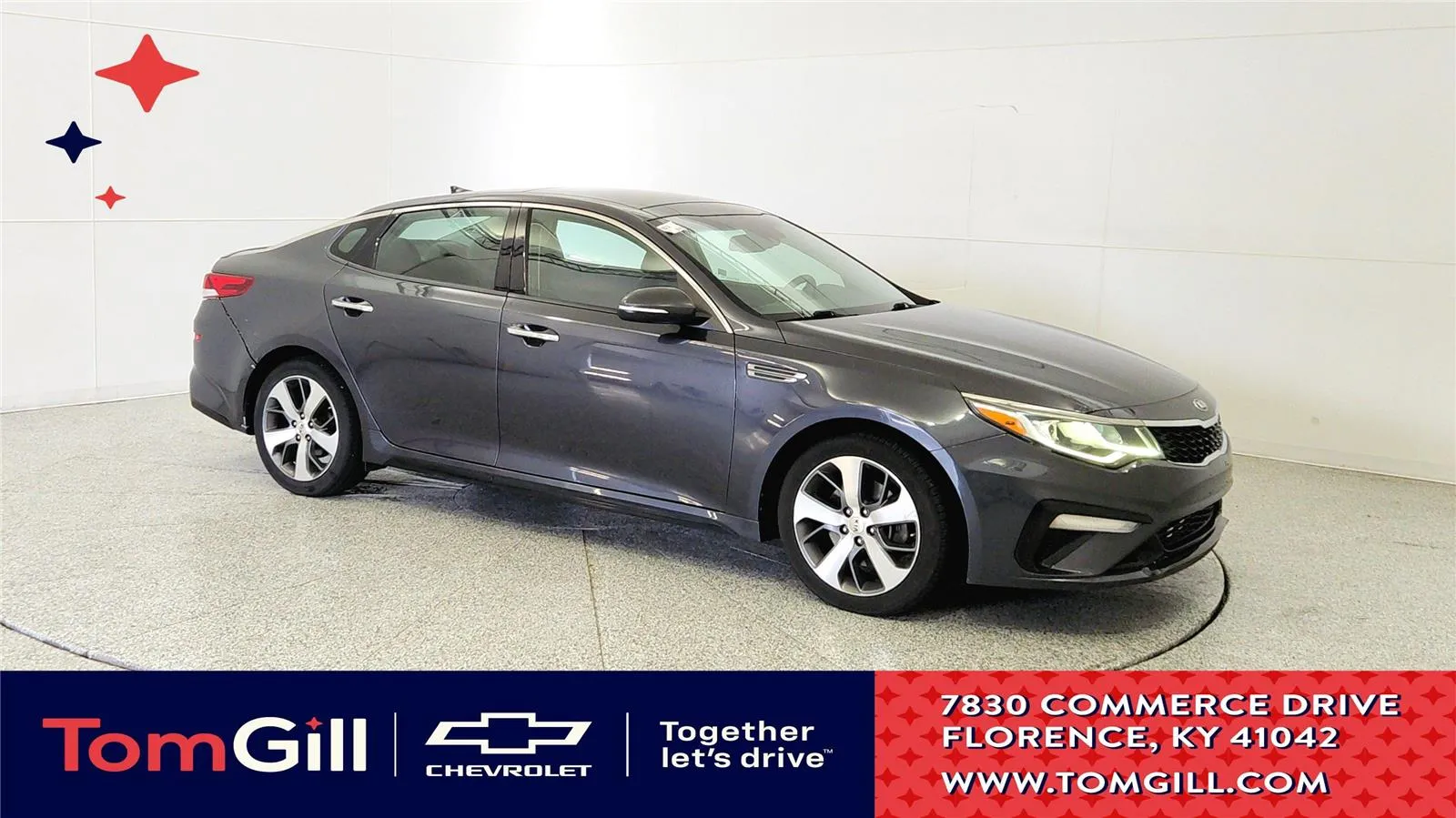 Gray 2019 Kia Optima S for sale in Florence, KY