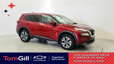 Red 2023 Nissan Rogue SV for sale in Florence, KY