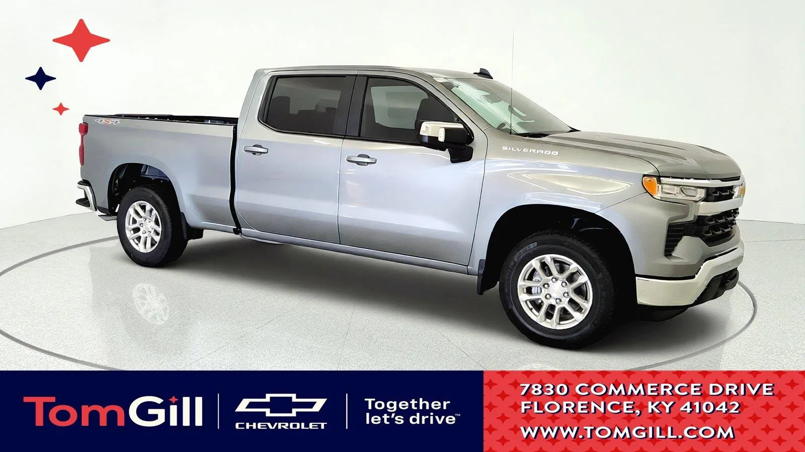 Gray 2026 Chevrolet Silverado 1500 LT for sale in Florence, KY