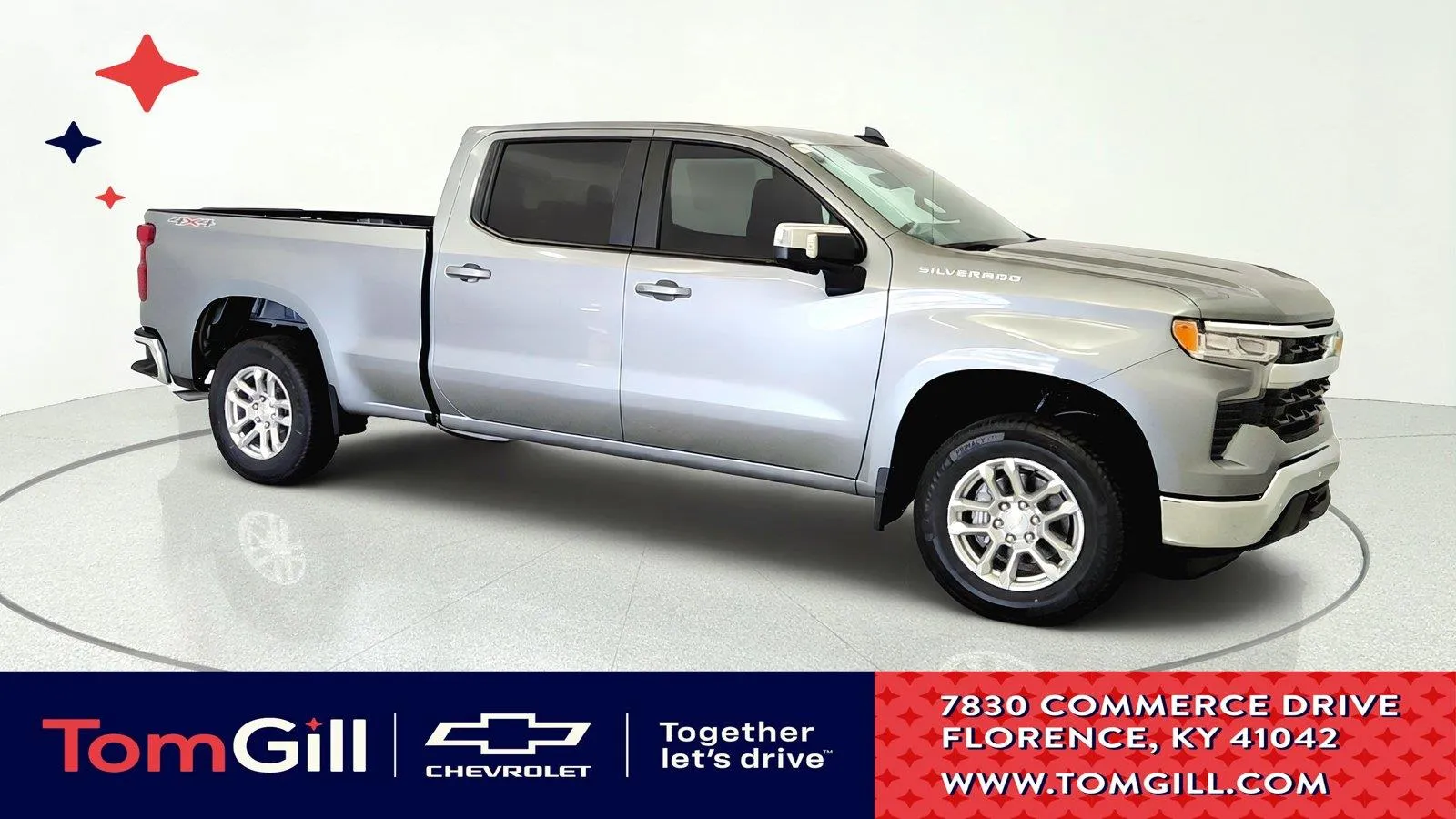 Gray 2026 Chevrolet Silverado 1500 LT for sale in Florence, KY