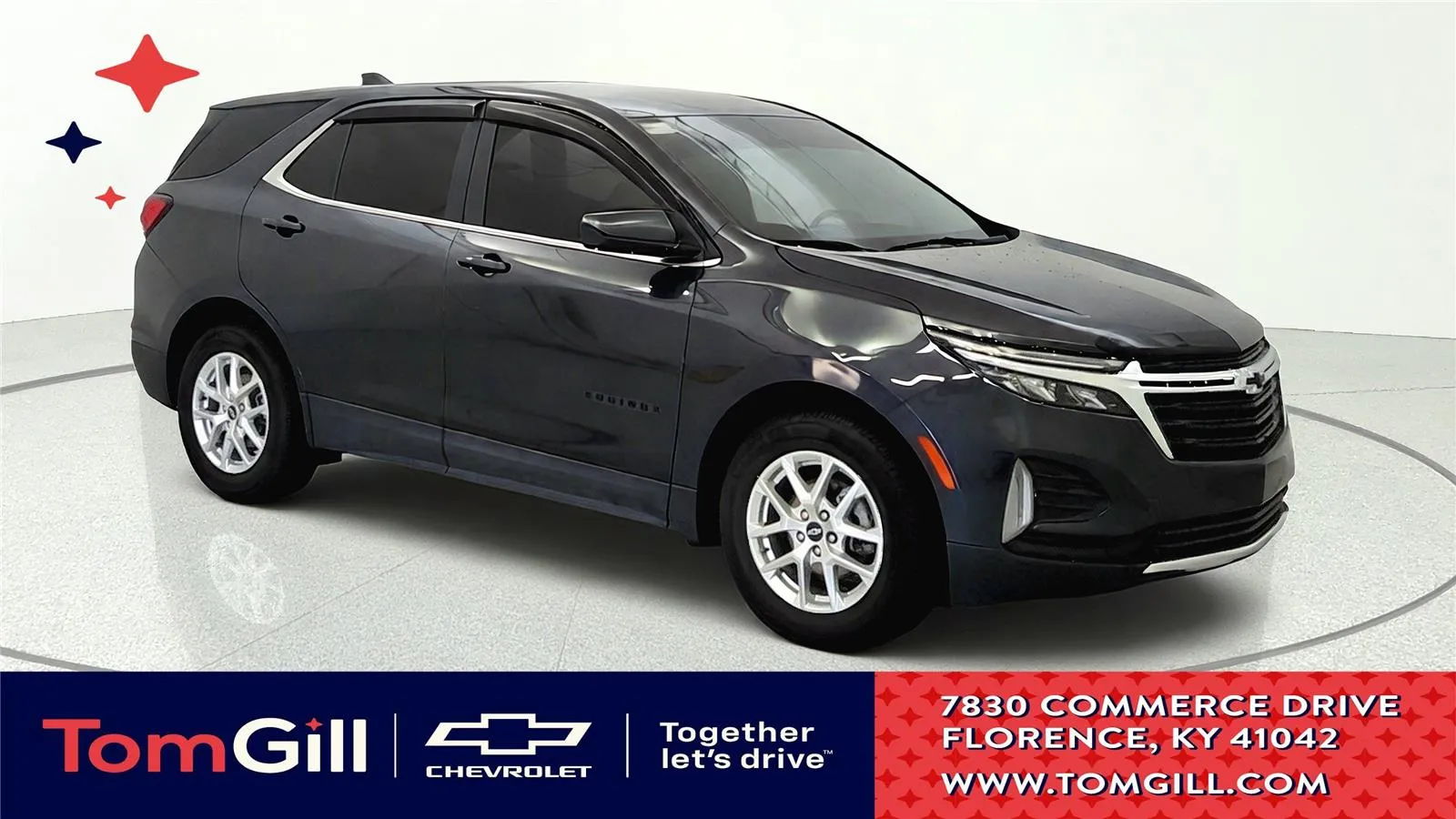 Gray 2022 Chevrolet Equinox LT for sale in Florence, KY