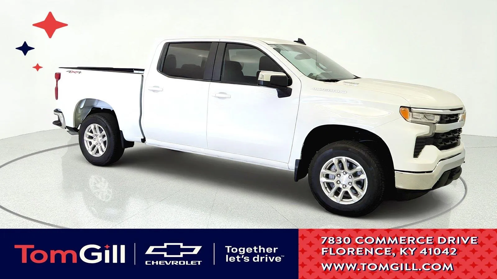 White 2026 Chevrolet Silverado 1500 LT for sale in Florence, KY