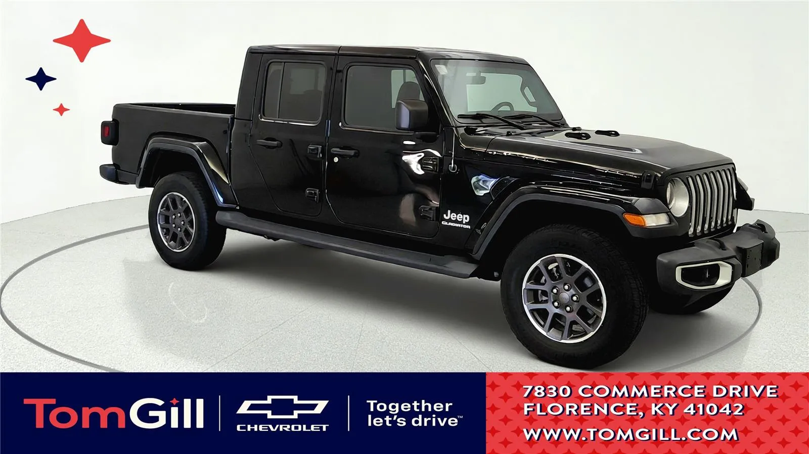 Black 2022 Jeep Gladiator Overland for sale in Florence, KY