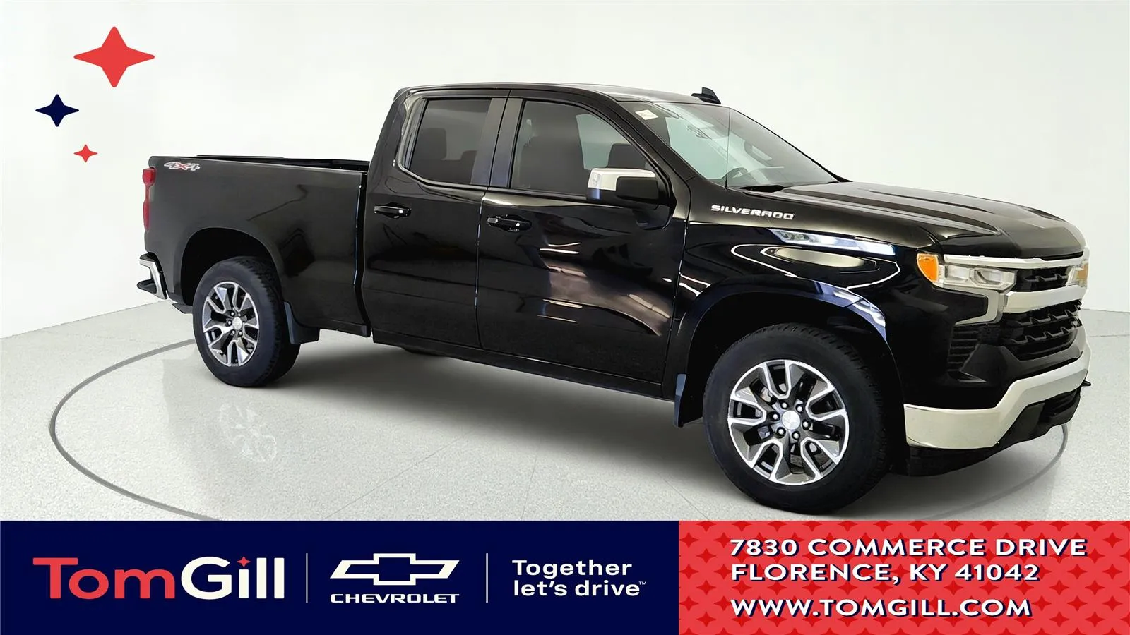 Black 2023 Chevrolet Silverado 1500 LT for sale in Florence, KY