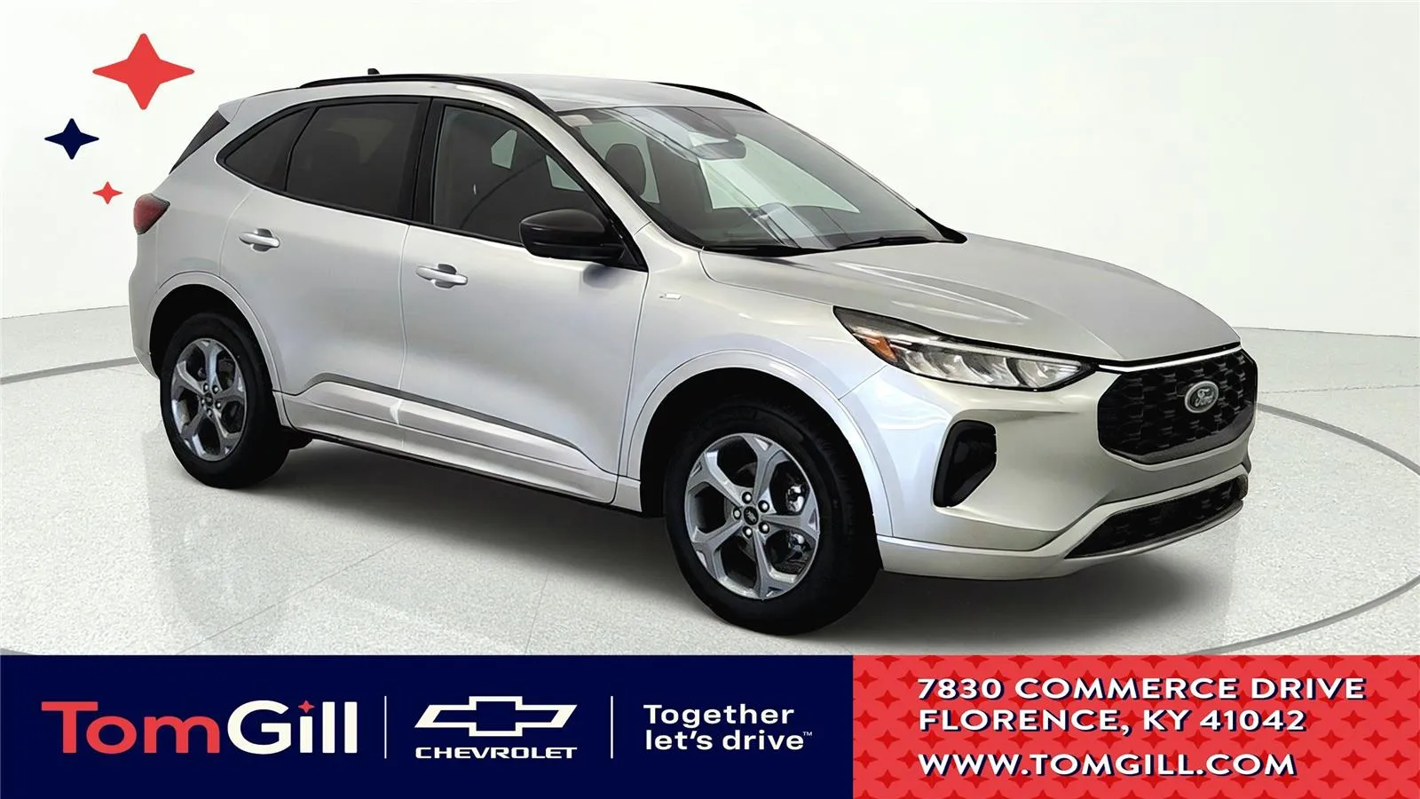 Silver 2024 Ford Escape ST-Line for sale in Florence, KY
