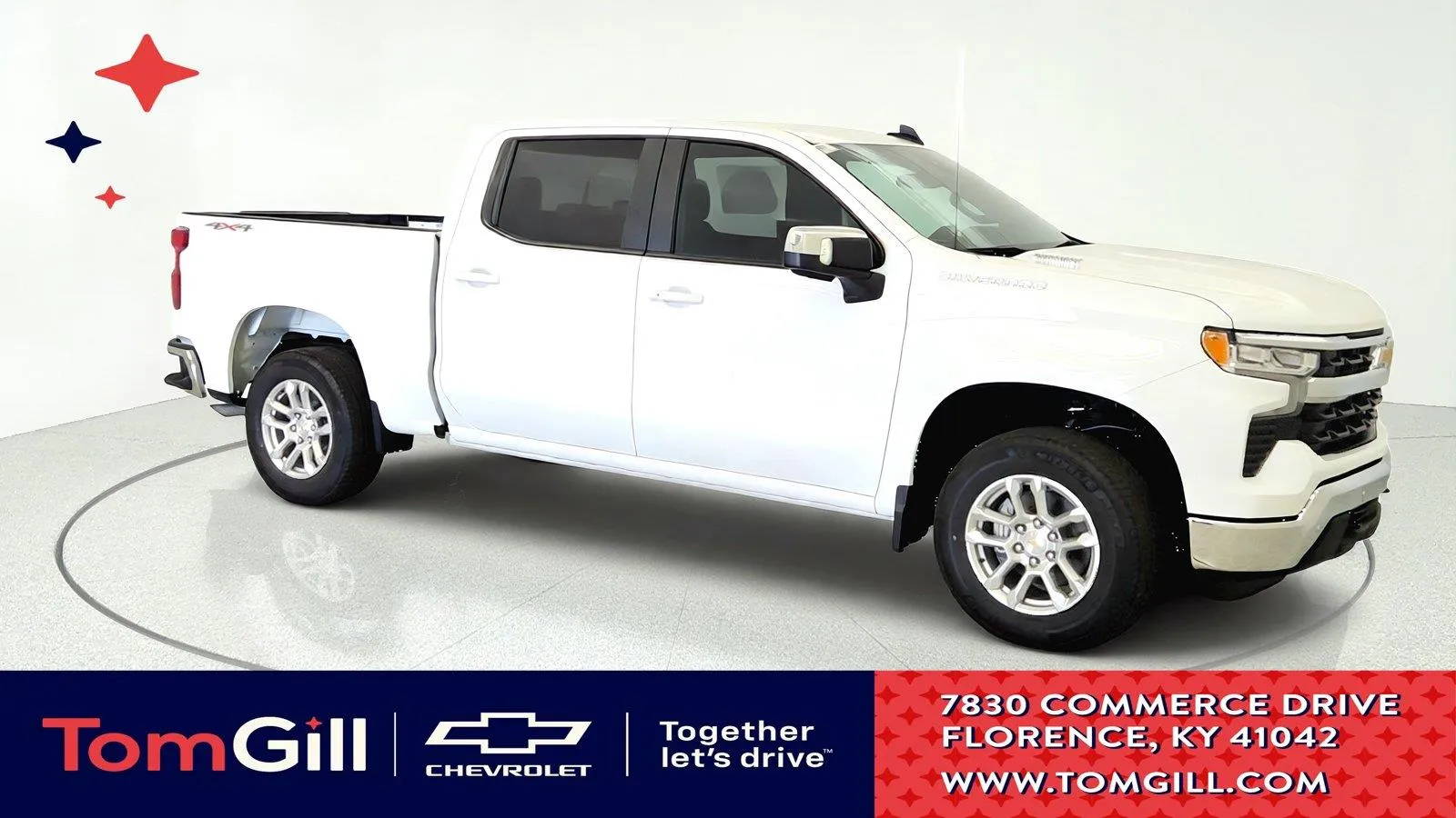 White 2026 Chevrolet Silverado 1500 LT for sale in Florence, KY