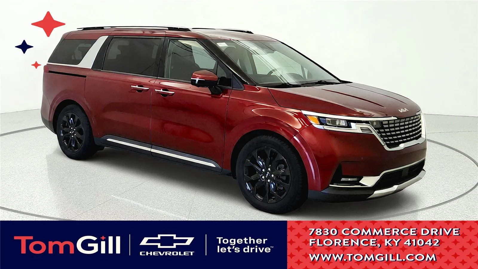 Red 2022 Kia Carnival SX Prestige for sale in Florence, KY